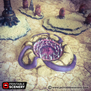 Printable Scenery Sand Worms