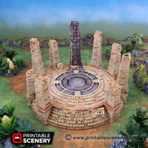 Printable Scenery Kronos Occulus Ruins