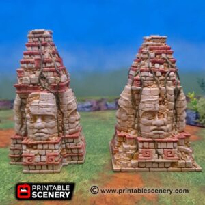 Printable Scenery - Vigilant Monuments