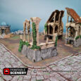 Printable Scenery - Ruined Nave & Chancel