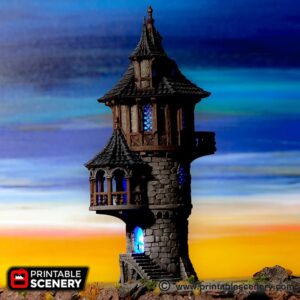 Printable Scenery - Wizards Tower