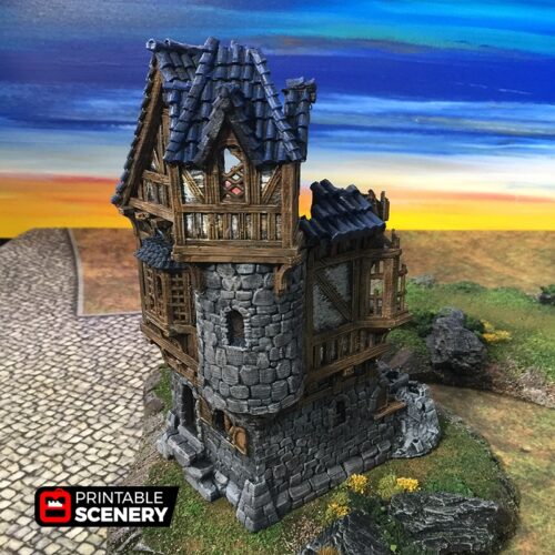 Printable Scenery - Ruined Governors Mansion