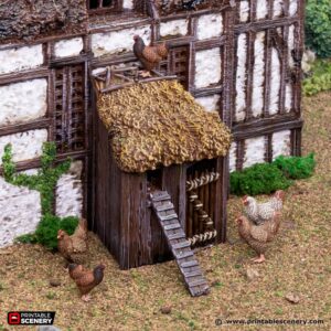 Printable Scenery - Chicken Hut