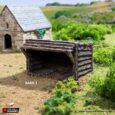 Printable Scenery - Small Rustic Barns
