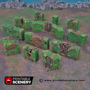 Printable Scenery - Hedge Maze