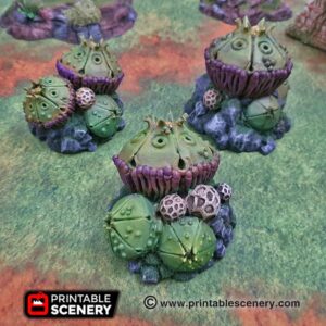 Printable Scenery - Spore Spitters