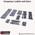 Printable Scenery - Gangways, Stairs & Ladders