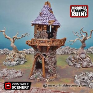 Printable Scenery - Hermits Tower