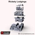 Printable Scenery - Rickety Lodgings