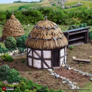 Printable Scenery - Small Round House