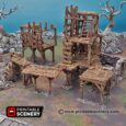 Printable Scenery - Scaffolding & Support Columns