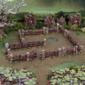 Printable Scenery - Wildwood Fences