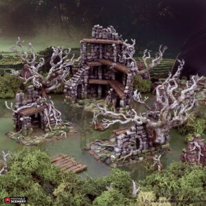 Printable Scenery - Wildwood Ruins