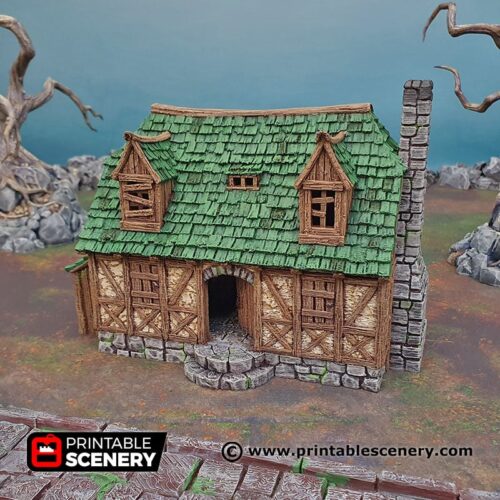 Printable Scenery - Normal House