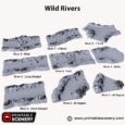 Printable Scenery - Wild Rivers