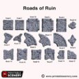 Printable Scenery - Roads Of Ruin