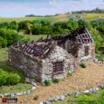 Printable Scenery - Ruined Highland Stone Barn