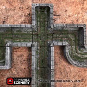 Printable Scenery - OpenLOCK Sewer