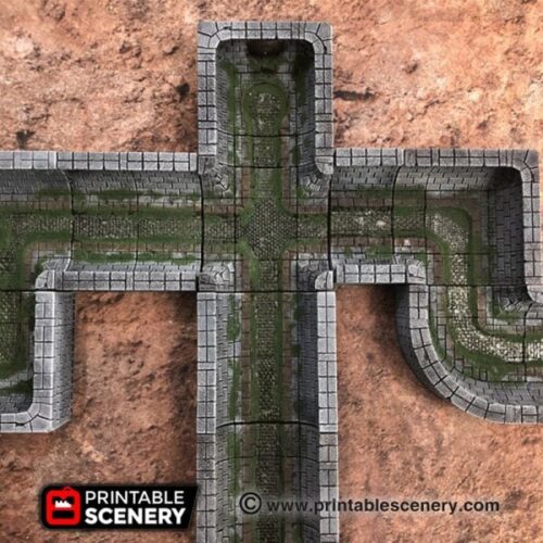 Printable Scenery - OpenLOCK Sewer