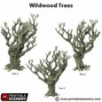 Printable Scenery - Wildwood Trees