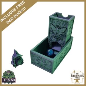 Dice Tower - Folding Luna Moth
