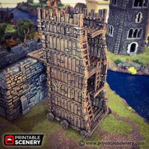 Printable Scenery - Siege Tower