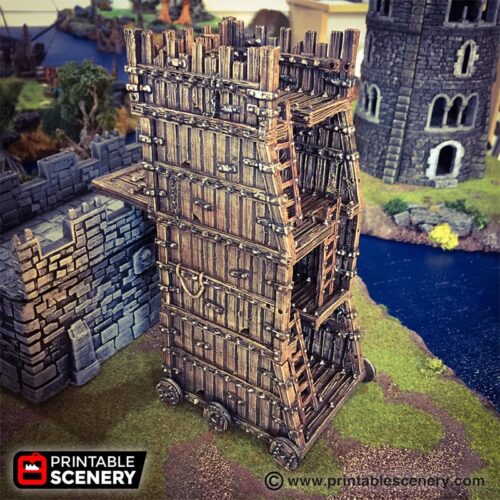 Printable Scenery - Siege Tower