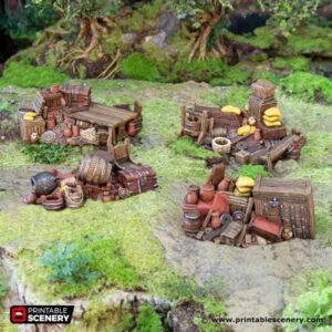 Middle Earth Medieval battlefield scenery by The Artificers Forge