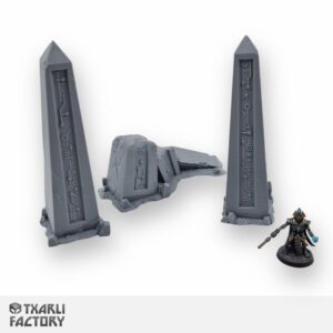 Sci-fi wargaming terrain – 28mm 3D printed battlefield scenery by The Artificers Forge
