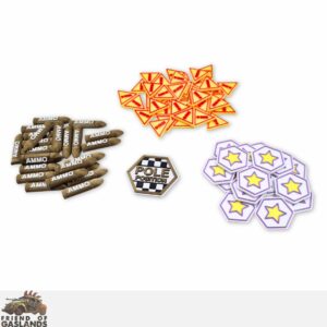 Gaslands Game Tokens 20mm Scale 3D Printed Tokens