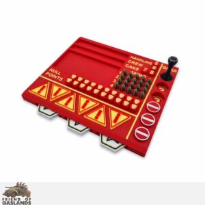 Gaslands Vehicle Dashboard 20mm Scale 3D Printed Vehicle Tracker