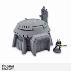 Sci-fi grimdark wargaming terrain – 28mm 3D printed battlefield scenery by The Artificers Forge