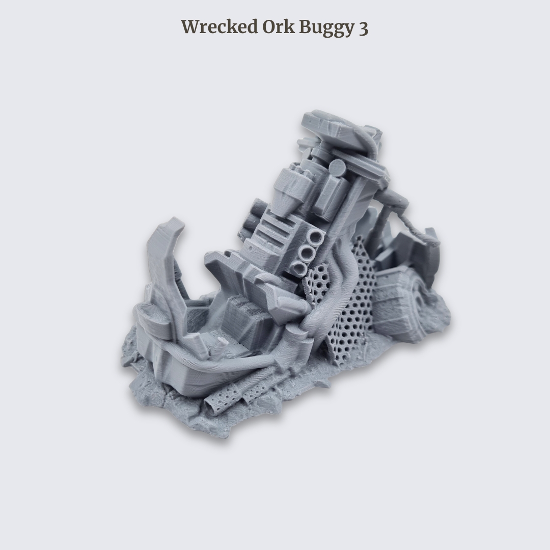 Sci-fi grimdark wargaming terrain – 28mm 3D printed battlefield scenery by The Artificers Forge