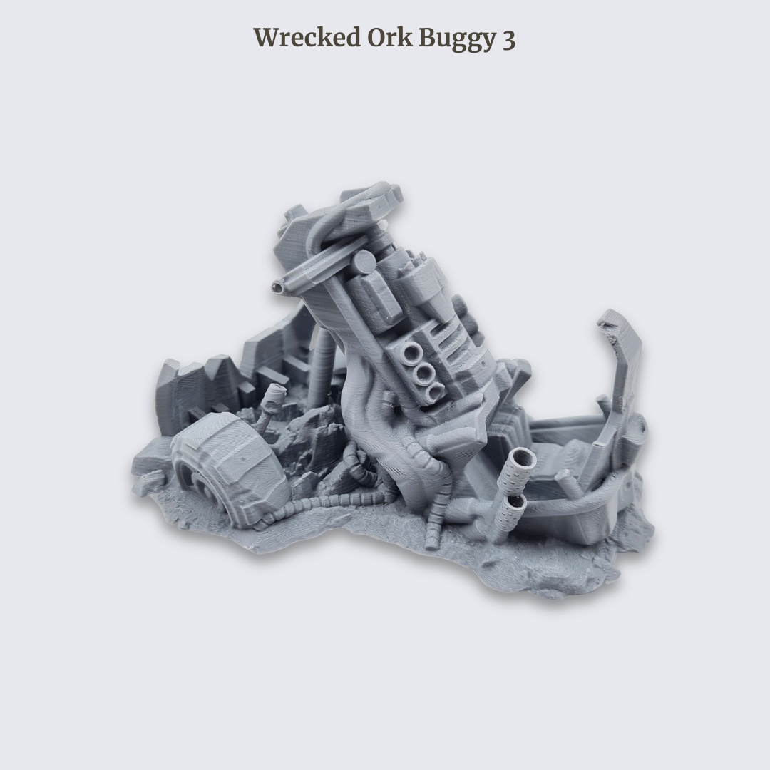 Sci-fi grimdark wargaming terrain – 28mm 3D printed battlefield scenery by The Artificers Forge