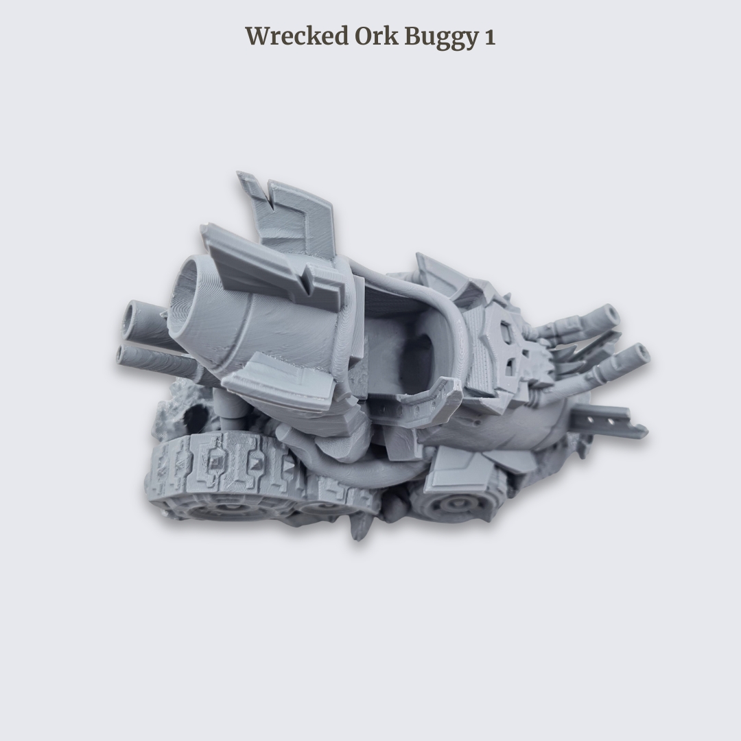Sci-fi grimdark wargaming terrain – 28mm 3D printed battlefield scenery by The Artificers Forge