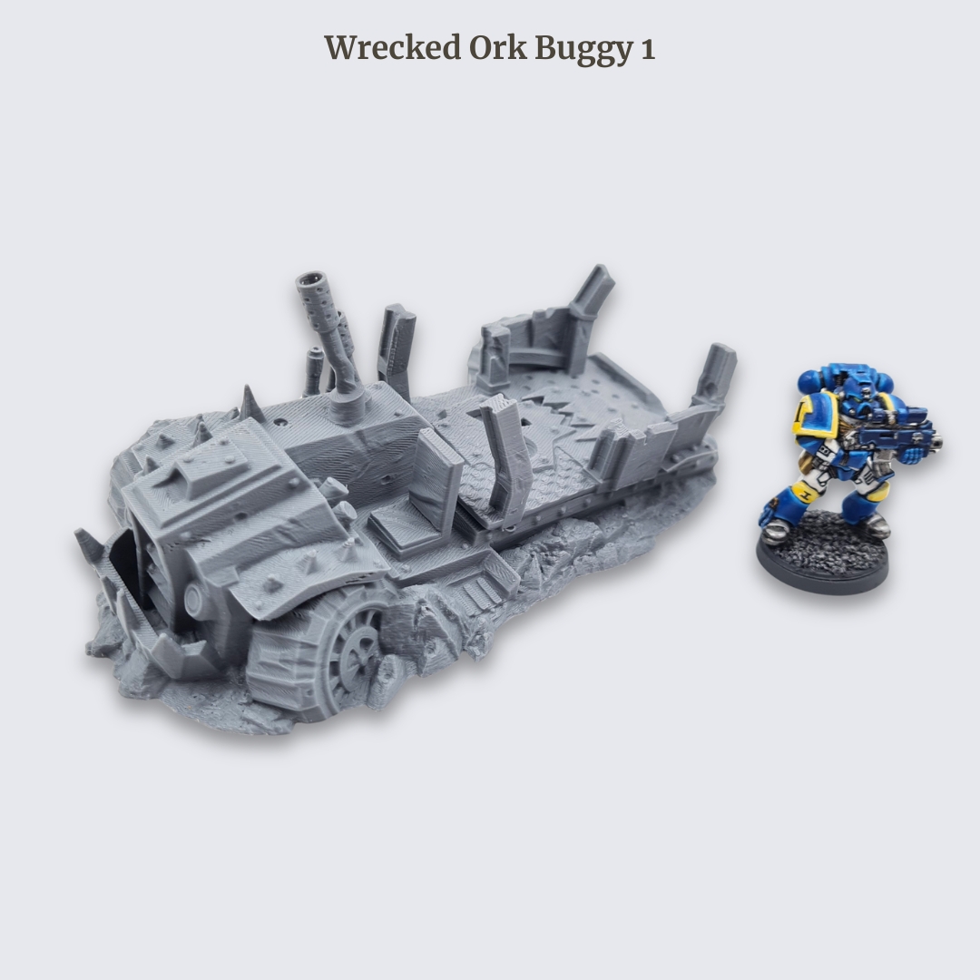 Sci-fi grimdark wargaming terrain – 28mm 3D printed battlefield scenery by The Artificers Forge