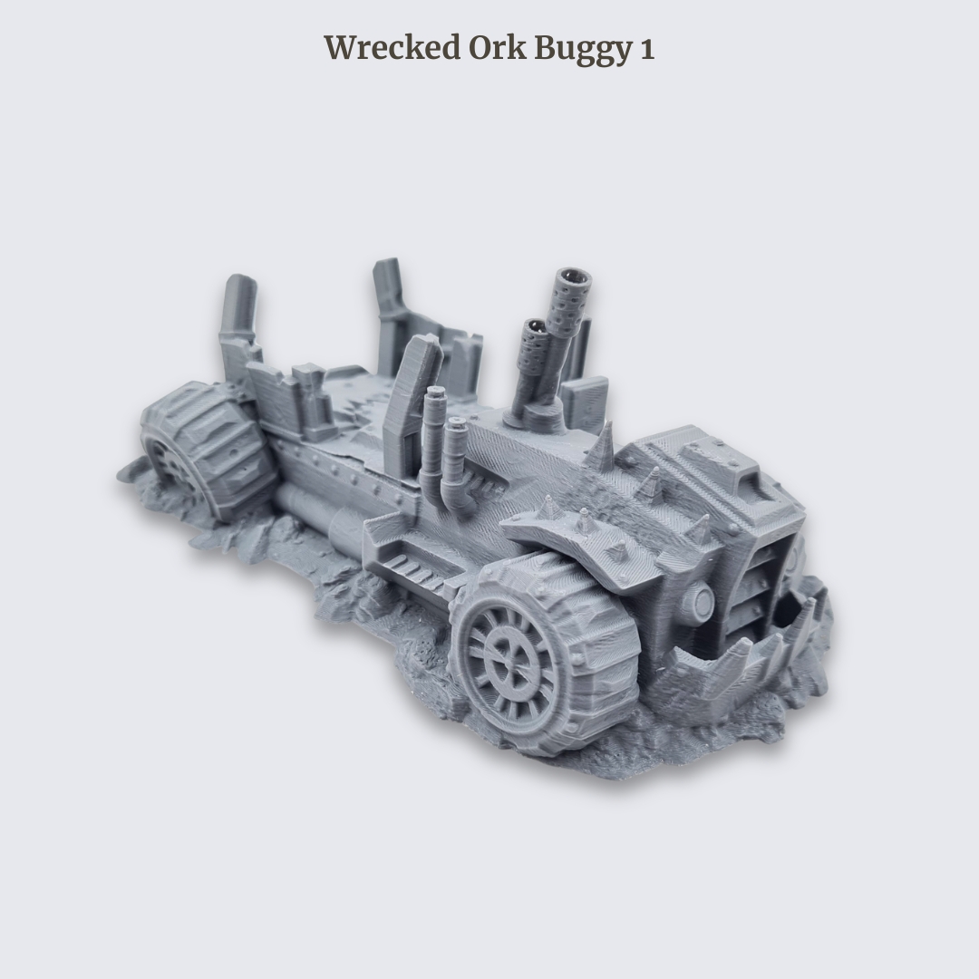 Sci-fi grimdark wargaming terrain – 28mm 3D printed battlefield scenery by The Artificers Forge