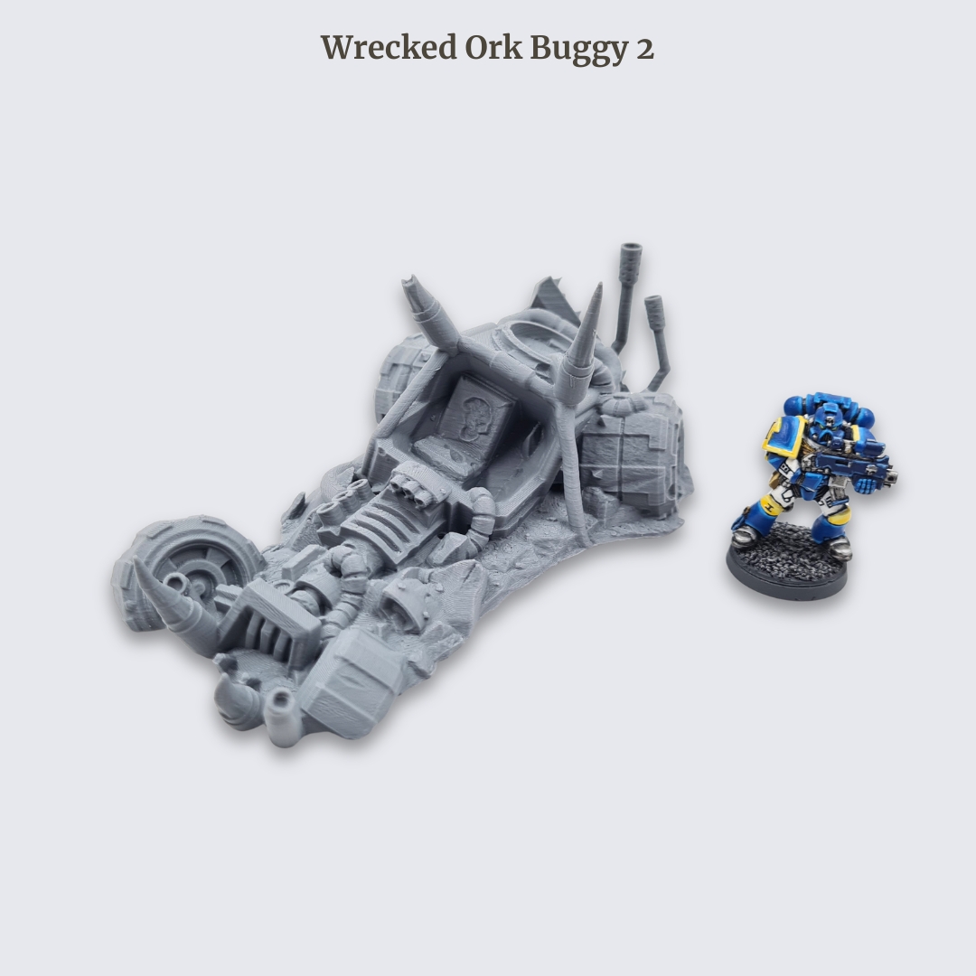 Sci-fi grimdark wargaming terrain – 28mm 3D printed battlefield scenery by The Artificers Forge