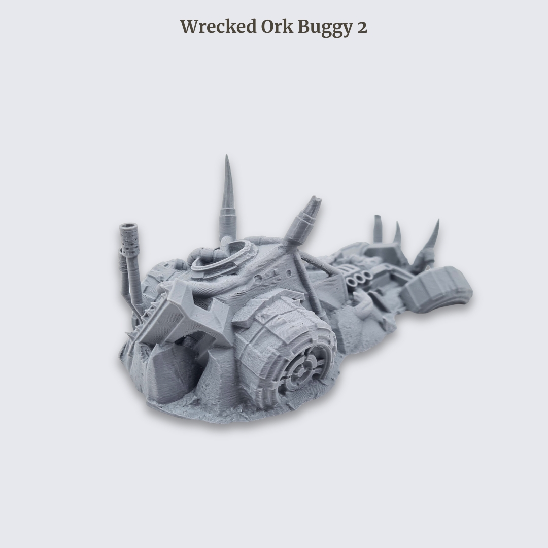 Sci-fi grimdark wargaming terrain – 28mm 3D printed battlefield scenery by The Artificers Forge