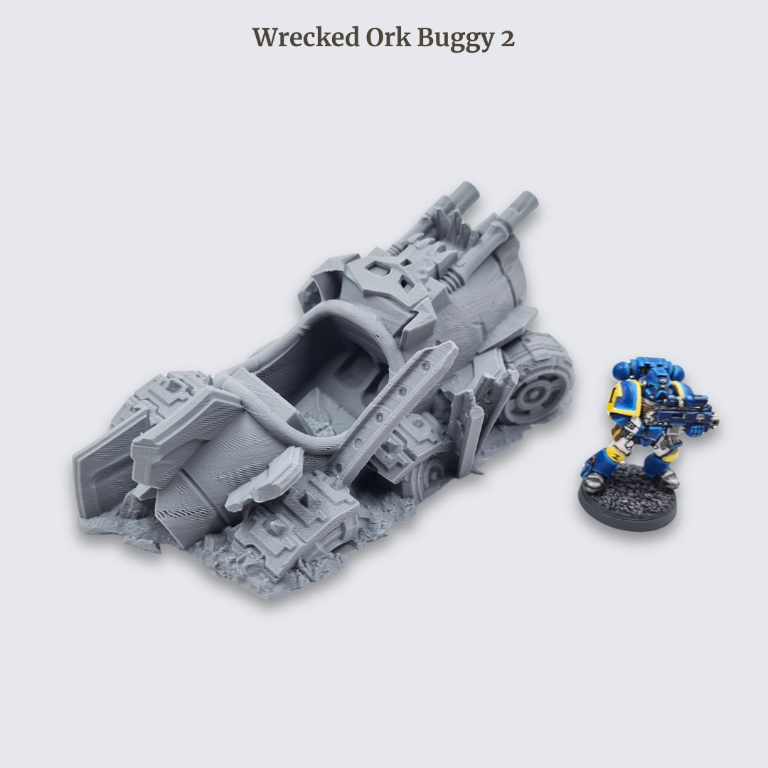 Sci-fi grimdark wargaming terrain – 28mm 3D printed battlefield scenery by The Artificers Forge