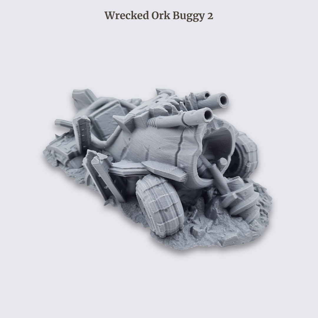 Sci-fi grimdark wargaming terrain – 28mm 3D printed battlefield scenery by The Artificers Forge