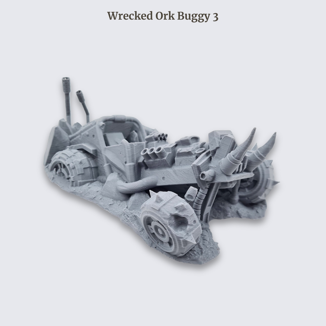 Sci-fi grimdark wargaming terrain – 28mm 3D printed battlefield scenery by The Artificers Forge