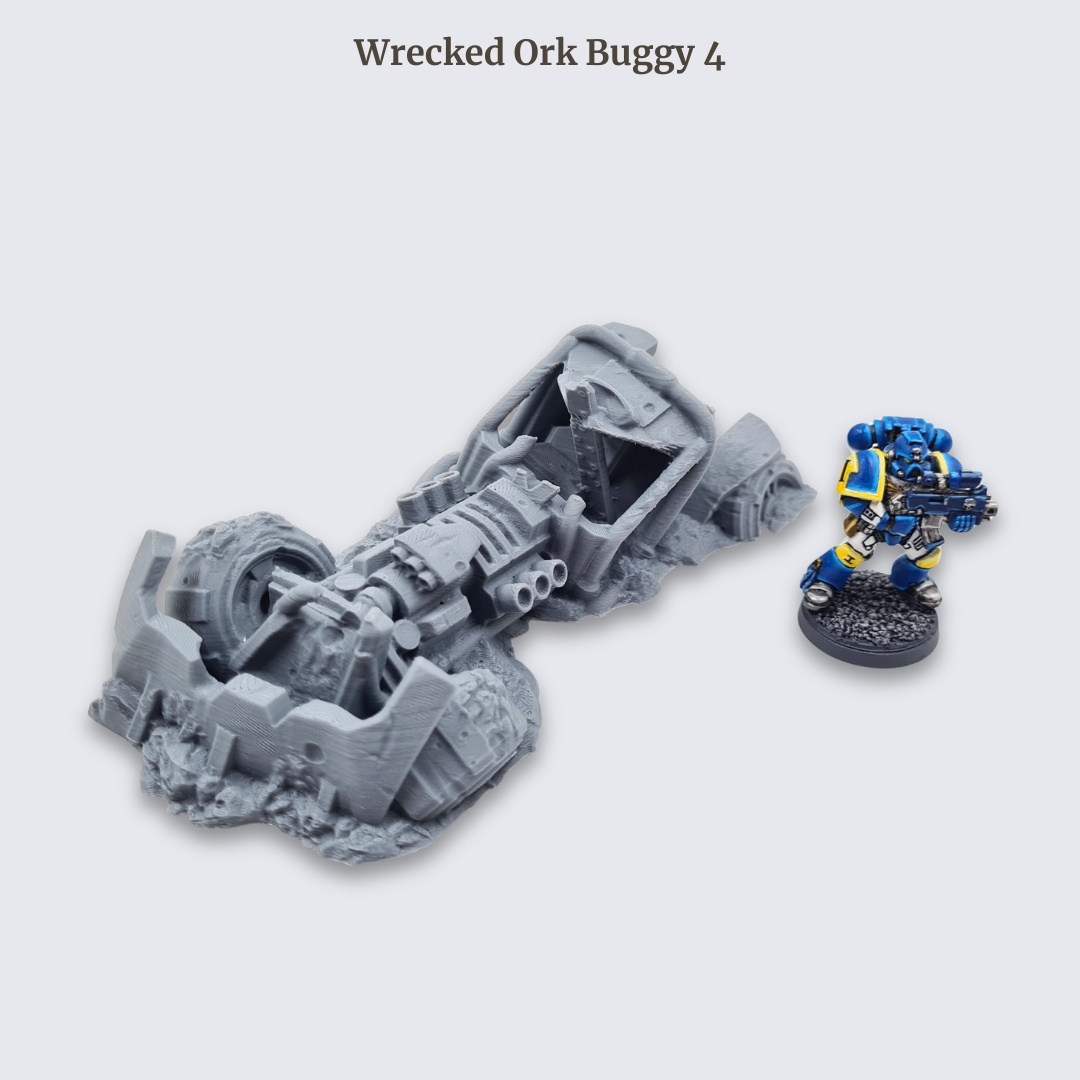 Sci-fi grimdark wargaming terrain – 28mm 3D printed battlefield scenery by The Artificers Forge