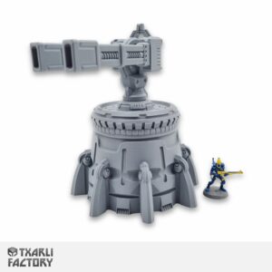 Sci-fi grimdark wargaming terrain – 28mm 3D printed battlefield scenery by The Artificers Forge