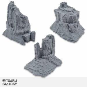 Gaslands sci-fi wargaming terrain – 20mm 3D printed battlefield scenery by The Artificers Forge