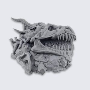 Sale Item Printable Scenery Dragon Skull Shadowfey Terrain 28mm