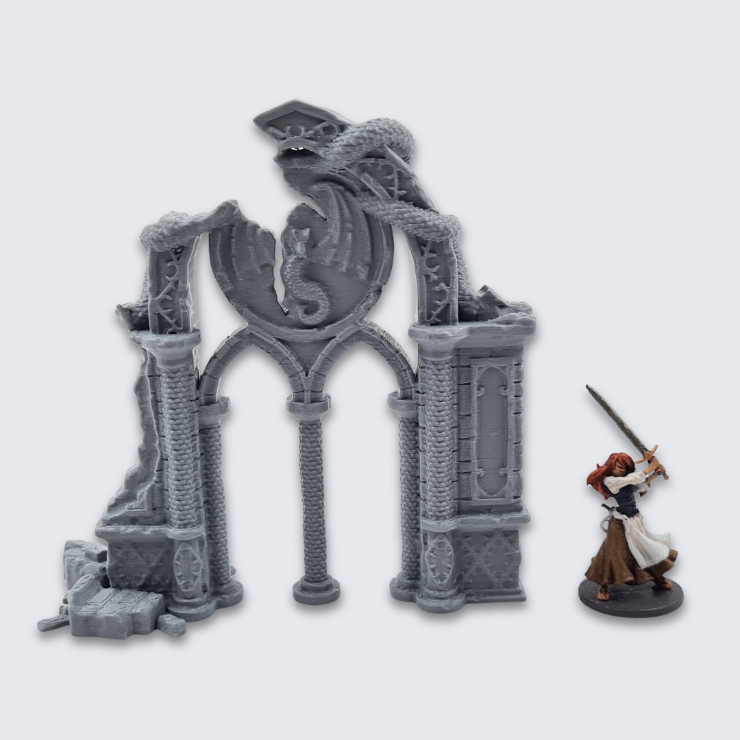 3D Printed Fantasy Terrain Age Of Sigmar Frostgrave Mordheim Warhammer tabletop battlefield scenery by The Artificers Forge