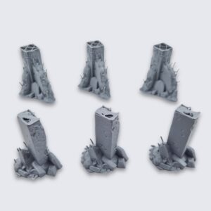 Sale Item Txarli Factory City Ruins Debris 28mm Sci-Fi Scatter Terrain